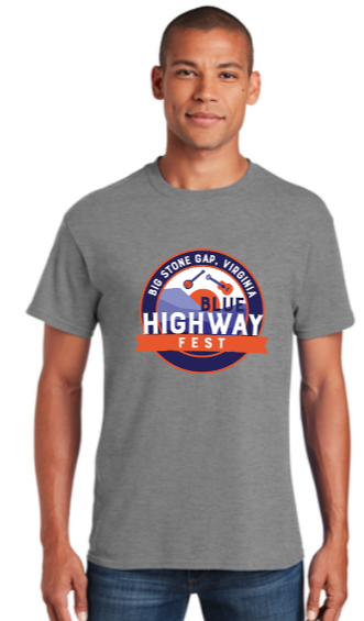 Blue Highway Fest Short Sleeve T-Shirt - Sports Grey
