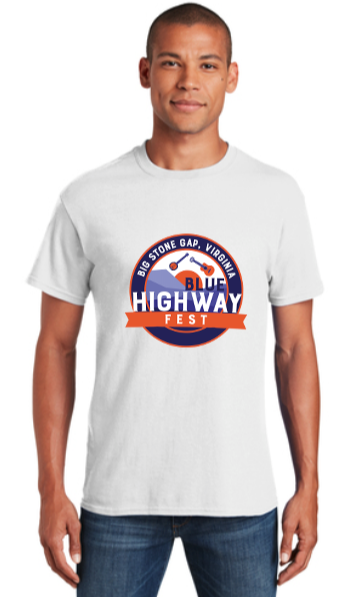 Blue Highway Fest Short Sleeve T-shirt - White